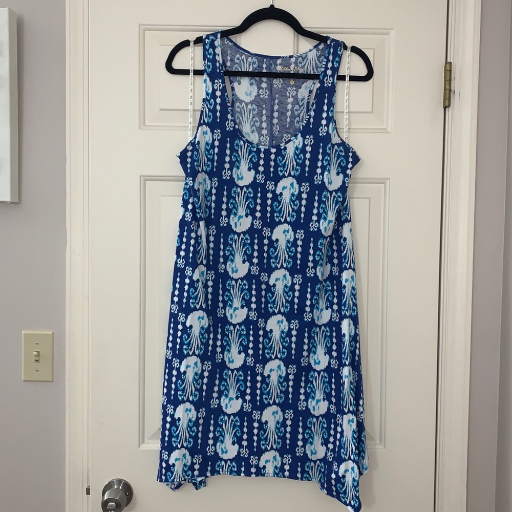 Lilly Pulitzer Melle Dress in Indigo Get in Line